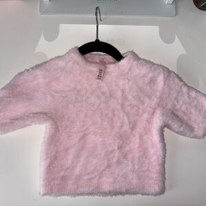 SKIMS PINK FUR TOP